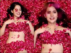 Urfi Javed ने लेटेस्ट फोटोशूट से मचाई सनसनी, गुलाब की पंखुड़ियों के बीच दिए हैरान करने वाले पोज़, पहले नहीं देखा होगा ऐसा Video