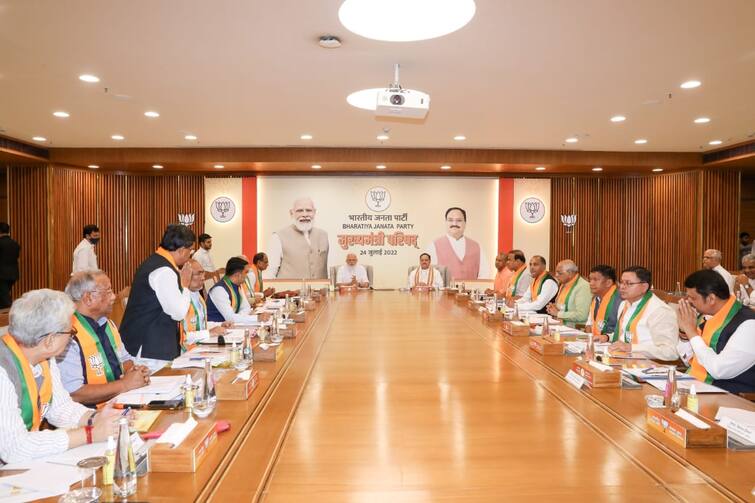 BJP Mukhyamantri Parishad PM Modi Meeting With Chief Ministers Of 18 States For 4 Hours BJP Mukhyamantri Parishad: 18 રાજ્યોના મુખ્યમંત્રીઓ સાથે પીએમ મોદી 4 કલાક સુધી કરી બેઠક, મહત્વના મુદ્દાઓ પર કરી ચર્ચા
