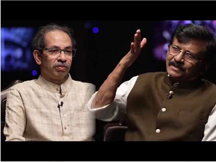 Uddhav Thackeray Interview The first teaser of Shiv Sena chief Uddhav Thackeray  interview has been released sanjay raut Uddhav Thackeray Interview : आसूड, हल्लाबोल आणि गौप्यस्फोट,  शिवसेना पक्षप्रमुख उद्धव ठाकरेंच्या मुलाखतीचा पहिला टीझर प्रदर्शित