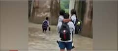 Monsoon 2022: Students risk lives to reach schools amid HEAVY WATER LOGGING | ABP news