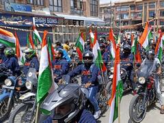 IN PICS | BJP Flags Off First-Ever Tiranga Bikers Rally From Lal Chowk To Kargil