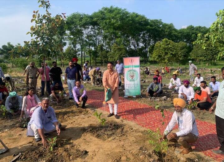 Cabinet Minister Aman Arora started the campaign to plant forest on 600 acres of Panchayat land in Sangrur district. ਕੈਬਨਿਟ ਮੰਤਰੀ ਅਮਨ ਅਰੋੜਾ ਵੱਲੋਂ ਸੰਗਰੂਰ ਜ਼ਿਲ੍ਹੇ 'ਚ 600 ਏਕੜ ਪੰਚਾਇਤੀ ਜ਼ਮੀਨ ’ਤੇ ਜੰਗਲ ਲਗਾਉਣ ਦੀ ਮੁਹਿੰਮ ਦੀ ਸ਼ੁਰੂਆਤ