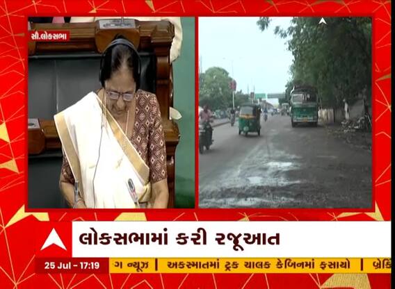 મહેસાણાના સાંસદ શારદાબેન પટેલની લોકસભામાં રજૂઆત