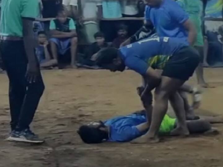Cuddalore kabaddi Player Vimal Died while Playing Kabaddi Game - watch video watch video: கடலூரில் கபடி விளையாடிய போது உயிரிழந்த வீரர் - அதிர்ச்சி வீடியோ