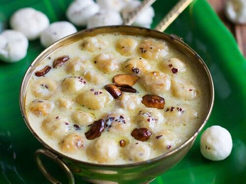 Sawan Diet: During the Sawan fast, you must eat Makhane's kheer, know its easy recipe. Sawan Diet : ਸਾਵਣ ਦੇ ਵਰਤ 'ਚ ਜ਼ਰੂਰ ਖਾਓ ਮਖਾਣਿਆਂ ਦੀ ਖੀਰ, ਜਾਣੋ ਇਸ ਦੀ ਆਸਾਨ ਰੈਸਿਪੀ