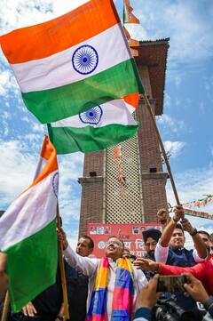 IN PICS | BJP Flags Off First-Ever Tiranga Bikers Rally From Lal Chowk To Kargil