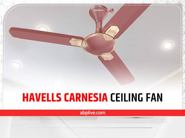 Havells Carnesia Ceiling स्मार्ट फैन अलेक्सा व गूगल होम के साथ आसानी से कनेक्ट हो सकता है. इसे मोबाइल ऐप्लीकेशन से भी कंट्रोल किया जा सकता है. कार्नेसिया सीलिंग फैन आई मल्टी-यूजर मोड के साथ आता है. इसका 'स्मार्ट मोड' कमरे में तापमान और नमी का पता लगा सकता है और फिर उसी के मुताबिक पंखे की गति को ऐडजस्ट करता है. इसके अन्य फीचरों में पांच स्तरीय स्पीड कंट्रोल, टाइमर सैटिंग और ऑटोमेटिक ऑन एवं ऑफ शामिल है. इस फैन की कीमत 9,510 रुपये है.
