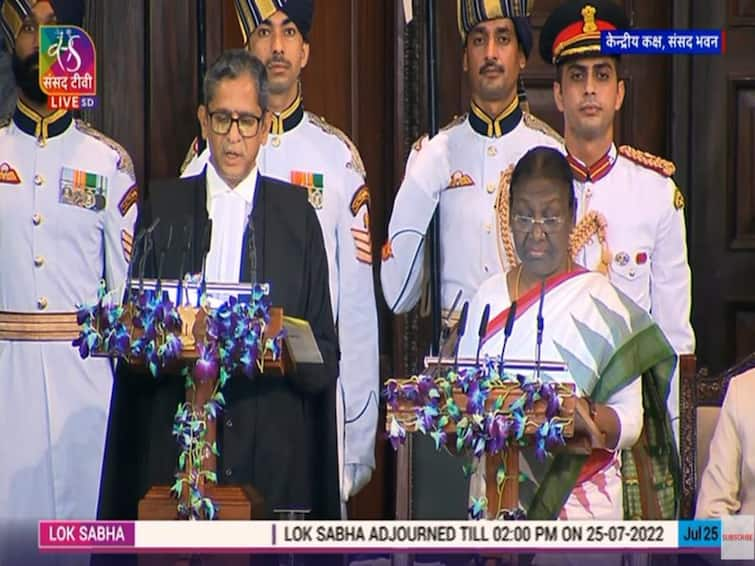 President Swearing-In Ceremony: Droupadi Murmu Takes Oath As 15th President Of India President Oath Ceremony: దేశ 15వ రాష్ట్రపతిగా ద్రౌపది ముర్ము ప్రమాణస్వీకారం