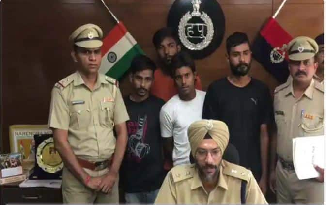 Sidhu Moose Wala Murder Case 4 men of lawrence bishnoi Goldie brar Gang arrested with huge Quantity of weapons ਸਿੱਧੂ ਮੂਸੇ ਵਾਲਾ ਕਤਲ ਕਾਂਡ: ਲਾਰੈਂਸ ਬਿਸ਼ਨੋਈ ਤੇ ਗੋਲਡੀ ਬਰਾੜ ਗੈਂਗ ਦੇ ਚਾਰ ਸਾਥੀ ਗ੍ਰਿਫਤਾਰ, ਭਾਰੀ ਮਾਤਰਾ 'ਚ ਹਥਿਆਰ ਬਰਾਮਦ