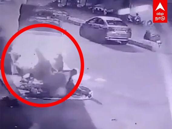 Karnataka Accident : சாலையில் தூங்கிக் கொண்டிருந்தோர் மீது ஏறிய சரக்கு வாகனம்... அதிர்ச்சி வீடியோ