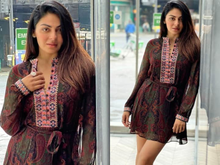 Neeru Bajwa Photos: पंजाबी एक्ट्रेस नीरू बाजवा ने सोशल मीडिया पर ग्लैमरस तस्वीरें शेयर की हैं. इन तस्वीरों में नीरू ब्लैक शॉर्ट ड्रेस में नजर आ रही हैं.