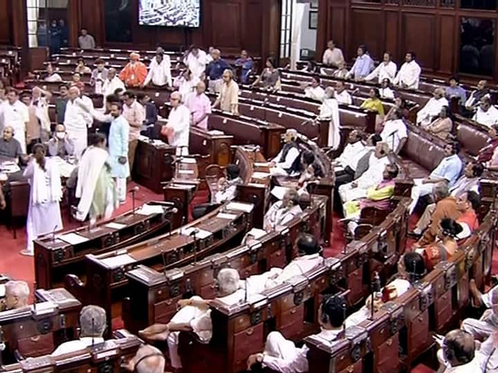 Opposition attacking the ruling party’s statements in Rajya Sabha, demanding removal of the Deputy Speaker from the proceedings