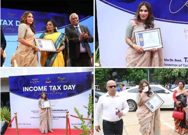 Highest Tax Payer: ਥਲਾਈਵਾ ਰਜਨੀਕਾਂਤ ਨੂੰ ਟੈਕਸ ਵਿਭਾਗ ਨੇ ਕੀਤਾ ਸਨਮਾਨਿਤ, ਬੇਟੀ ਐਸ਼ਵਰਿਆ ਨੇ ਸ਼ੇਅਰ ਕੀਤੀਆਂ ਤਸਵੀਰਾਂ