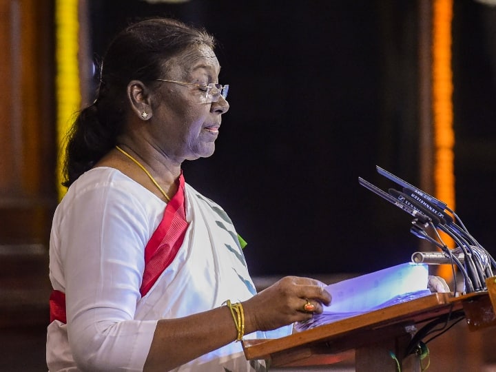 President Draupadi Murmu’s first address to the nation today on the eve of Independence Day President Draupadi Murmu’s first address to the nation today on the eve of Independence Day