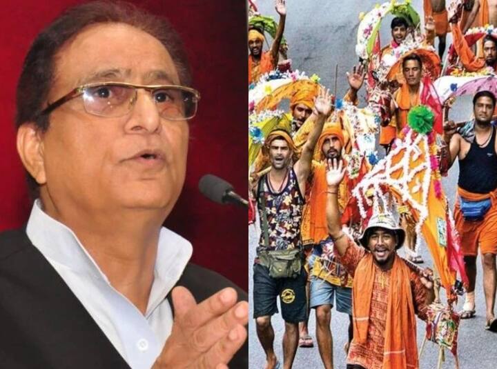 Azam Khan comment on helicopter Shower flowers on the Kanwariyas ann Kanwar Yatra 2022: आजम खान की मांग- हादसे में जान गंवाने वाले कांवड़ियों को 50 लाख का मुआवजा दे सरकार