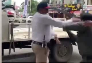 Nagpur Traffic Police : पोलिसांची दादागिरी; गाडी उचलण्यास विरोध करणाऱ्याला मारहाण, व्हिडीओ व्हायरल