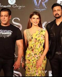 જેકલીનના ગીત Ra Ra Rakkammaની લોન્ચિંગ ઈવેન્ટમાં પહોંચ્યો સલમાન, જેક્લીને રંગ જમાવ્યો, જુઓ ફોટો