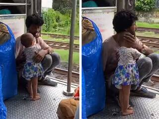 અમૂલ્ય ક્ષણઃ પપ્પાને ફળ ખવડાવતી નાની બાળકીના આ વીડિયોએ લાખો લોકોનાં દિલ જીત્યાં