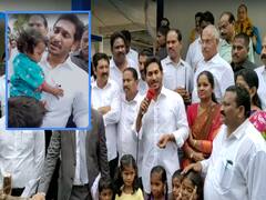 CM Jagan Tour : కోనసీమ వరద బాధితులకు సీఎం జగన్ పరామర్శ, బాలుడికి పెన్ గిఫ్టు