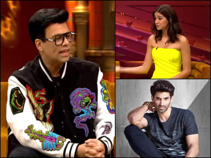 koffee with karan 7 ananya panday dating aditya roy kapur seen confirmed by karan johar Koffee With Karan 7: क्या आदित्य रॉय कपूर संग इश्क लड़ा रही हैं Ananya Panday? बातों-बातों में करण जौहर ने खोल दी पोल