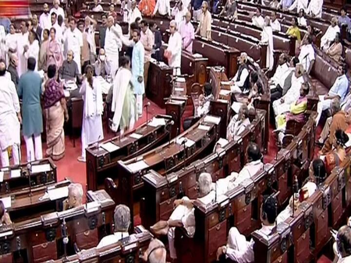 Rajya Sabha 5 DMK MPs have been suspended Rajya Sabha : கனிமொழி என்.வி.என் சோமு உட்பட திமுக மாநிலங்களவை எம்பிக்கள் சஸ்பெண்ட்.. மழைக்கால கூட்டத்தொடர் முழுவதும் இடைநீக்கம்!