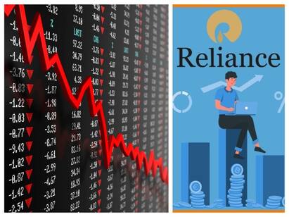 BSE NSE stock market crash LIC in the fall, Zomato Reliance on profits Stock Market Crash:பங்குச் சந்தை சரிவு வீழ்ச்சியில் எல்ஐசி, சொமேட்டோ  லாபத்தில் ரிலையன்ஸ்...