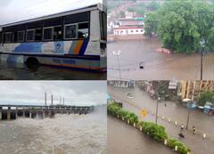 In Pics: राजस्थान में जोधपुर से लेकर कोटा तक बारिश का कहर, कहीं सड़कें जाम तो कहीं घरों में भरा पानी