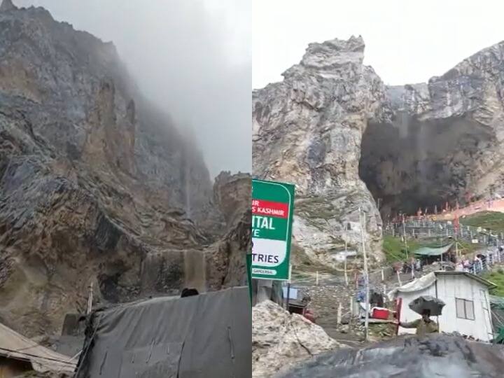 Flood again near the cave in Amarnath, rescued hundreds of people