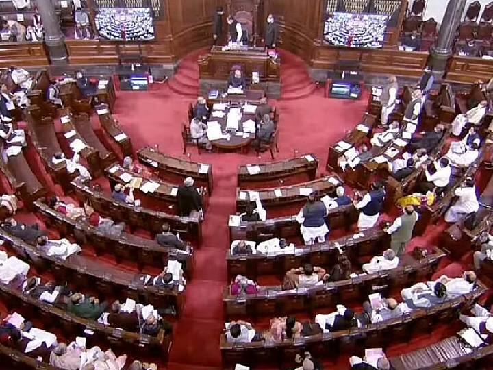 Rajya Sabha  lokshaba adjourned for  amid the Opposition's ruckus on various issues. காங்கிரஸ் எம்.பி.க்கள் இடைநீக்கம் செய்யப்பட்டதற்கு எதிர்ப்பு... நாடாளுமன்றத்தில் கடும் அமளி