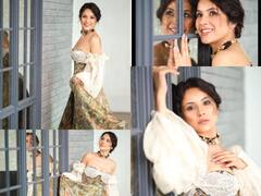 Shehnaaz Gill New Look: ऑफ शोल्डर ड्रेस में बला की खूबसूरत दिखीं शहनाज गिल, तस्वीरों ने बढ़ाया इंटरनेट का पारा