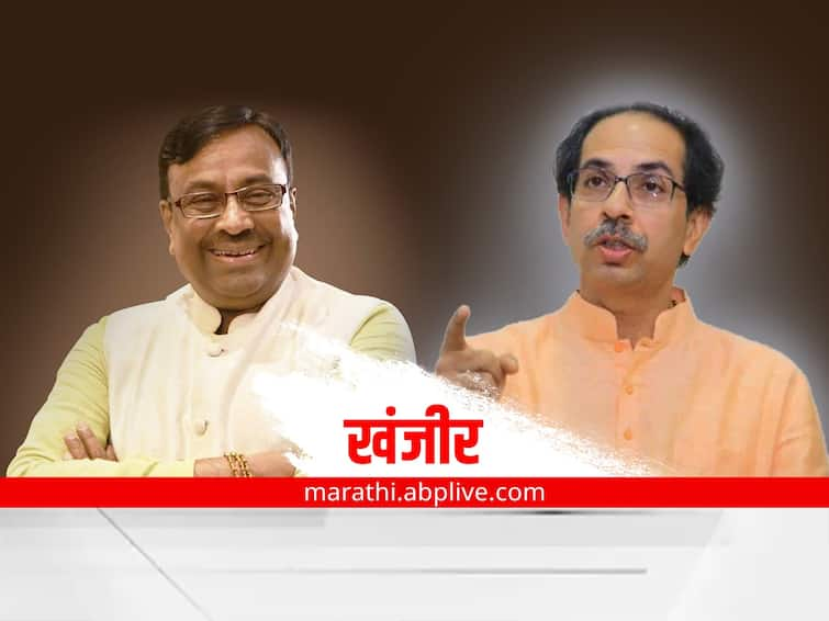 BJP mla Sudhir Mungantiwar slam Uddhav thackeray support Eknath shinde shiv sena Sudhir Mungantiwar : खंजीर-खंजीर करता, देव करो तुम्हाला बोधचिन्ह खंजीरच मिळो - मुनगंटीवार