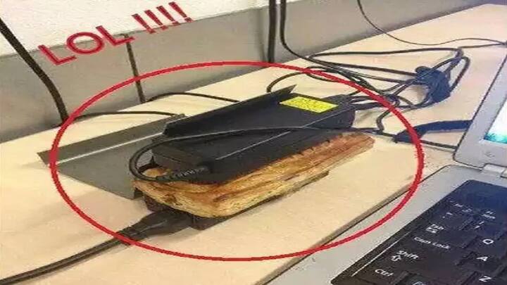 ਅਸੀਂ ਅਕਸਰ ਪੈਟੀਜ਼ ਖਰੀਦਦੇ ਅਤੇ ਲਿਆਉਂਦੇ ਹਾਂ ਅਤੇ ਕਈ ਵਾਰ ਜਦੋਂ ਅਸੀਂ ਘਰ ਪਹੁੰਚਦੇ ਹਾਂ ਤਾਂ ਪੈਟੀਜ਼ ਠੰਡੀ ਹੋ ਜਾਂਦੀ ਹੈ। ਅਜਿਹੀ ਸਥਿਤੀ 'ਚ ਅਸੀਂ ਪੈਟੀਜ਼ ਨੂੰ ਮਾਈਕ੍ਰੋਵੇਵ ਓਵਨ 'ਚ ਗਰਮ ਕਰਕੇ ਖਾਂਦੇ ਹਾਂ। ਪਰ ਇੱਕ ਆਦਮੀ ਨੇ ਤਾਂ ਆਲਸ ਦੇ ਚੱਕਰ ਵਿੱਚ ਪੈਟੀਜ਼ ਨੂੰ ਗਰਮ ਕਰਨ ਲਈ ਓਵਨ ਦੀ ਨਹੀਂ ਸਗੋਂ ਦੋ ਗਰਮ ਚਾਰਜਰਾਂ ਦੀ ਬਹੁਤ ਹੀ ਅਨੋਖੇ ਤਰੀਕੇ ਨਾਲ ਵਰਤੋਂ ਕੀਤੀ।