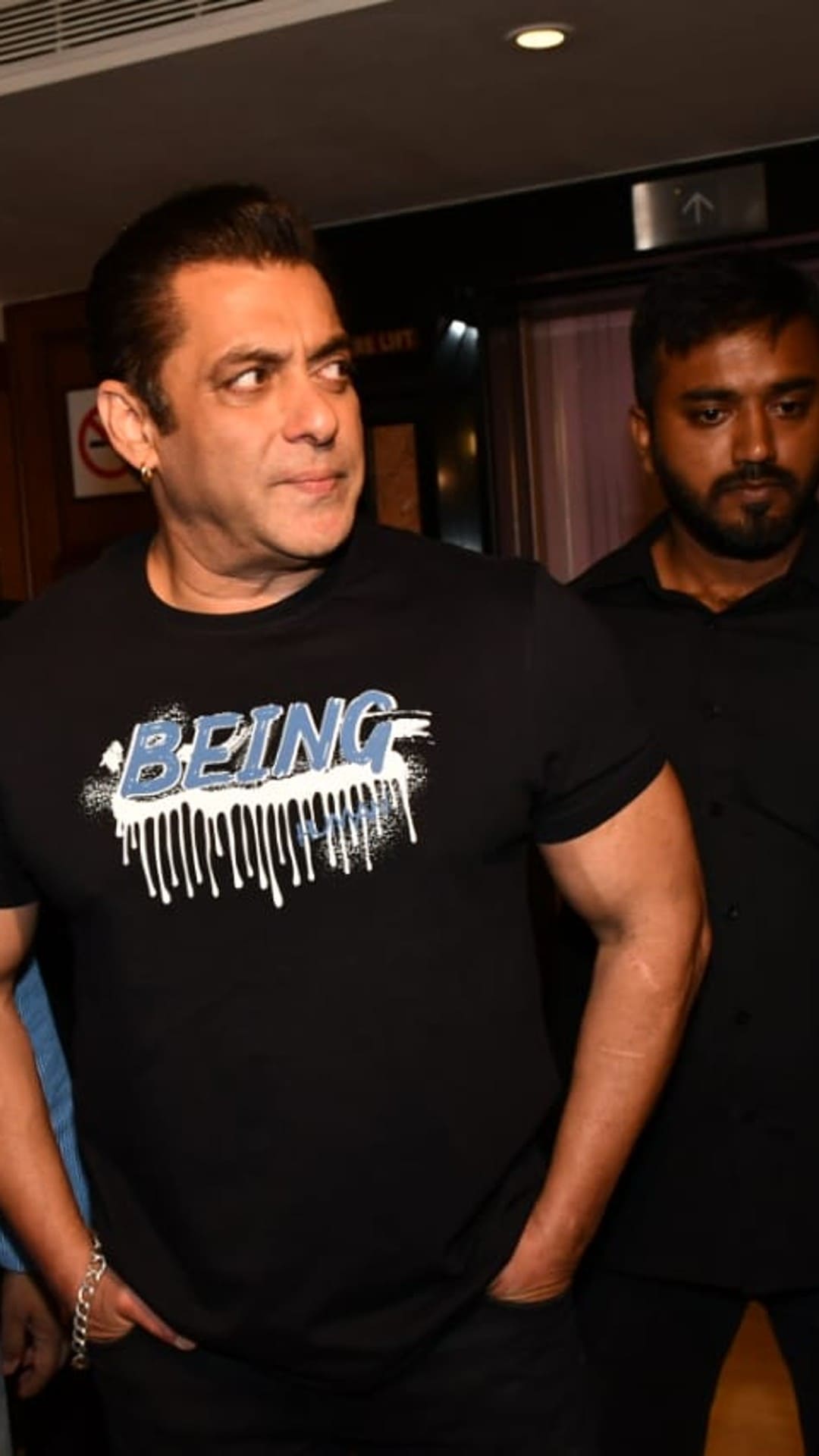 Salman khan 2025 black t shirt