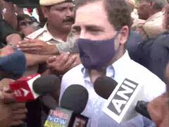 Rahul Gandhi Detained By Delhi Police For Protesting Against Sonia Gandhi's ED Summon