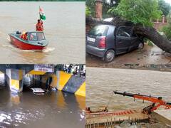 In Pics: कोटा में झमाझम बारिश से नदी नाले उफान पर, शहर के कई इलाकों में जलभराव से जनजीवन प्रभावित