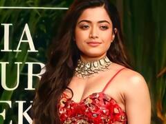 Actress Rashmika Mandanna : நெஞ்சுக்குள்ளே நீ மின்னலடிப்பா... ராஷ்மிகா மந்தனா சிவப்பு உடையில் ஜொலிக்கும் புகைப்படங்கள்..!