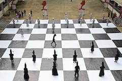 IN PICS: Children Dressed As Chess Pieces Ahead Of 44th Chess Olympiad In Chess