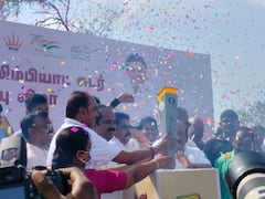 Watch video: மாமல்லபுரம் கடற்கரை கோயிலில் செஸ் ஒலிம்பியாட் ஜோதி..!