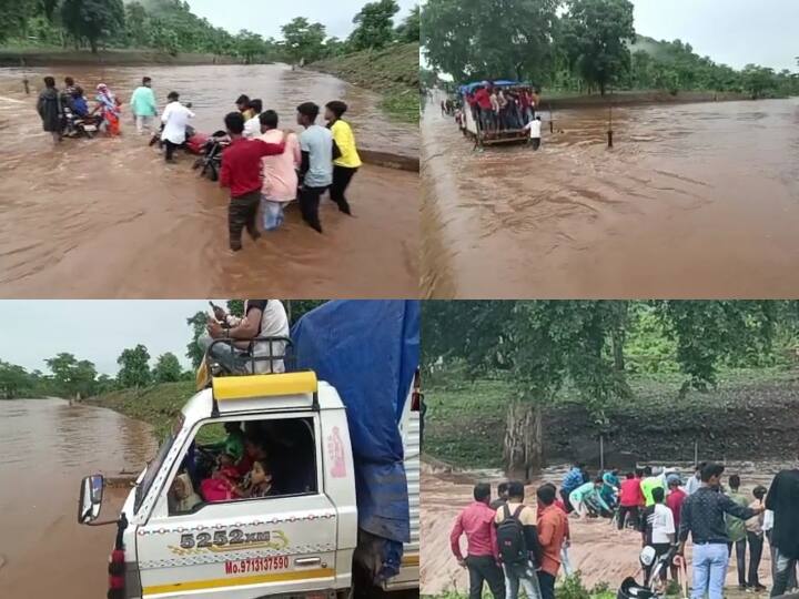 Chhattisgarh News: छत्तीसगढ़ के कवर्धा जिले में लोग जान जोखिम में डालकर पानी में भरा पुल पार कर रहे हैं. प्रशासन द्वारा सुरक्षा को लेकर कोई इंतजाम भी नहीं किया गया है.