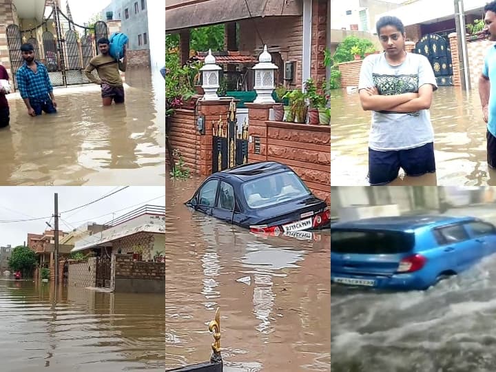 Jodhpur Rain: एक शख्स ने बताया कि यहां पर कोई भी मदद करने नहीं आ रहा है. अधिकारी आते हैं और दूर से देख कर चले जाते हैं, सिर्फ फॉर्मेलिटी कर रहे हैं.