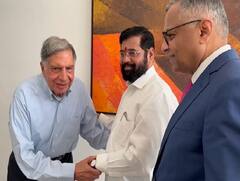 CM Eknath Shinde : मुख्यमंत्री एकनाथ शिंदे यांनी घेतली रतन टाटांची भेट