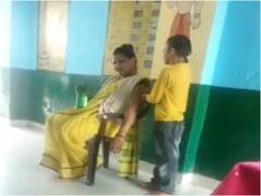 Hardoi News: हरदोई के स्कूल में बच्चे से हाथ दबवाना पड़ा महंगा, महिला टीचर सस्पेंड
