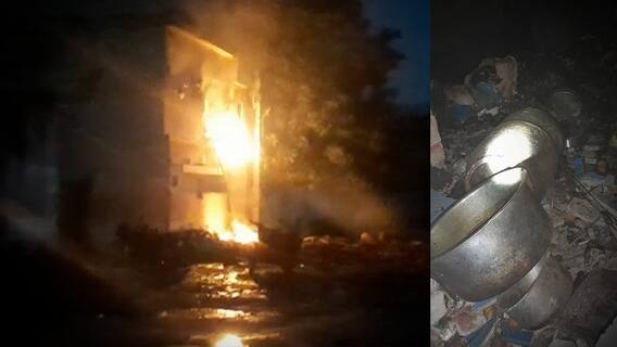 Jeedimetla Cylinder Blast : ప్రమాదమా...స్నేహితుల మధ్య గొడవా..? | ABP Desam