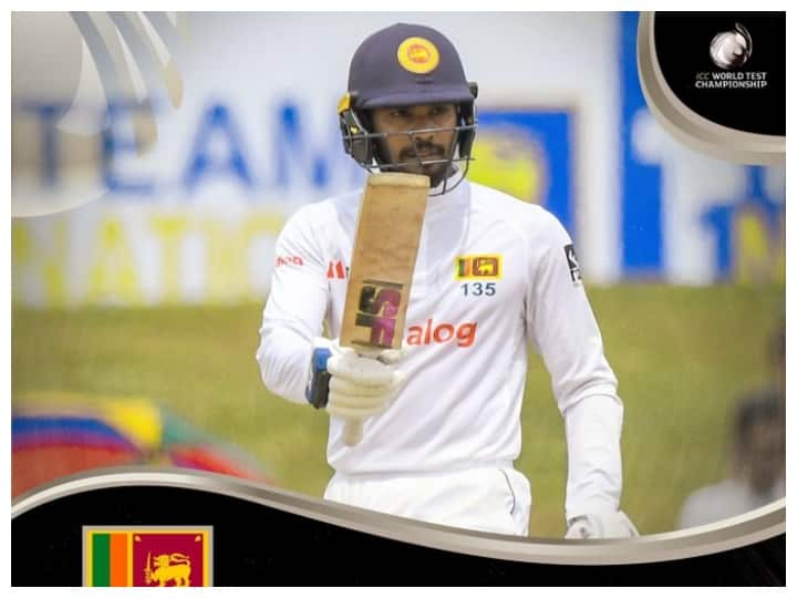 Sri Lanka's Dhananjay de Silva scored 109 runs in 171 balls in the second test match against Pakistan SL vs PAK: पाकिस्तान के खिलाफ दूसरी पारी में धनंजय डी सिल्वा ने जड़ा शानदार शतक, ICC ने भी की तारीफ