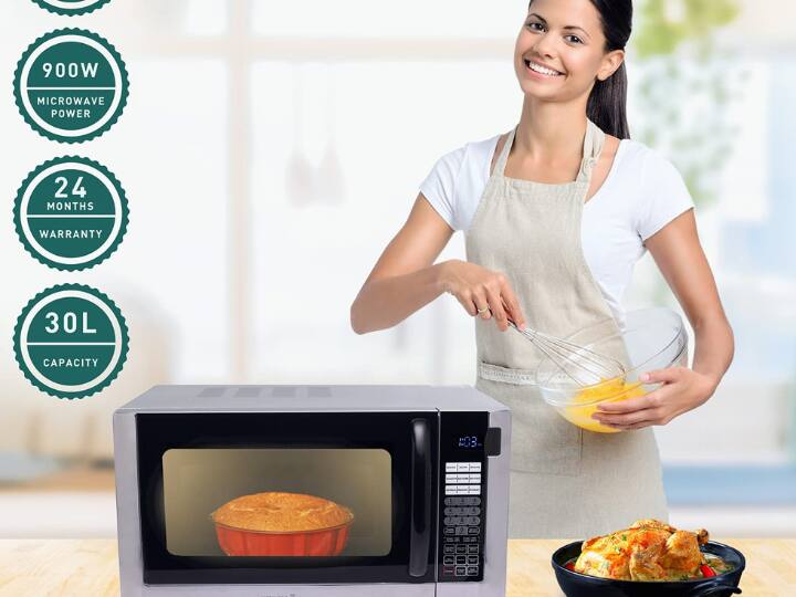 Best Convection Microwave Brand On Amazon Samsung Convection Microwave Price Croma Convection Microwave Features Bestselling Convection Microwave बारिश में घर पर बनायें टेस्टी-टेस्टी डिश, खरीदें ये न्यू लॉन्च कंवेक्शन माइक्रोवेव बेहद सस्ते में