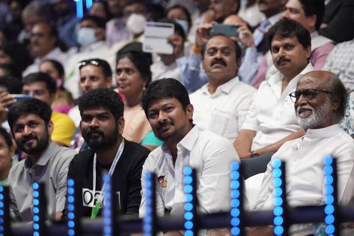 ரஜினிகாந்த் உதயநிதி ஸ்டாலின், விக்னேஷ் சிவன்