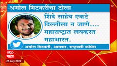 Amol Mitkari on Eknath Shinde Camp : शिंदे गटाला भाजपमध्ये विलिनीकरणाशिवाय पर्याय नाही ABP MAjha