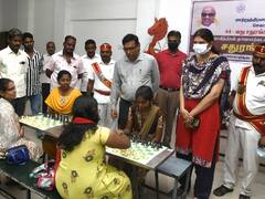 Chess Olympiad 2022: சேலத்தில் செவித்திறன் குறைபாடுடையவர்களுக்காக நடந்த செஸ் போட்டி