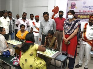 Chess Olympiad 2022: சேலத்தில் செவித்திறன் குறைபாடுடையவர்களுக்காக நடந்த செஸ் போட்டி