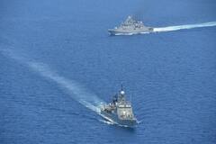 INS Tarkash: সাগরের বুকে যৌথ মহড়া, কেরামতি দেখাল ভারতীয় নৌবাহিনী